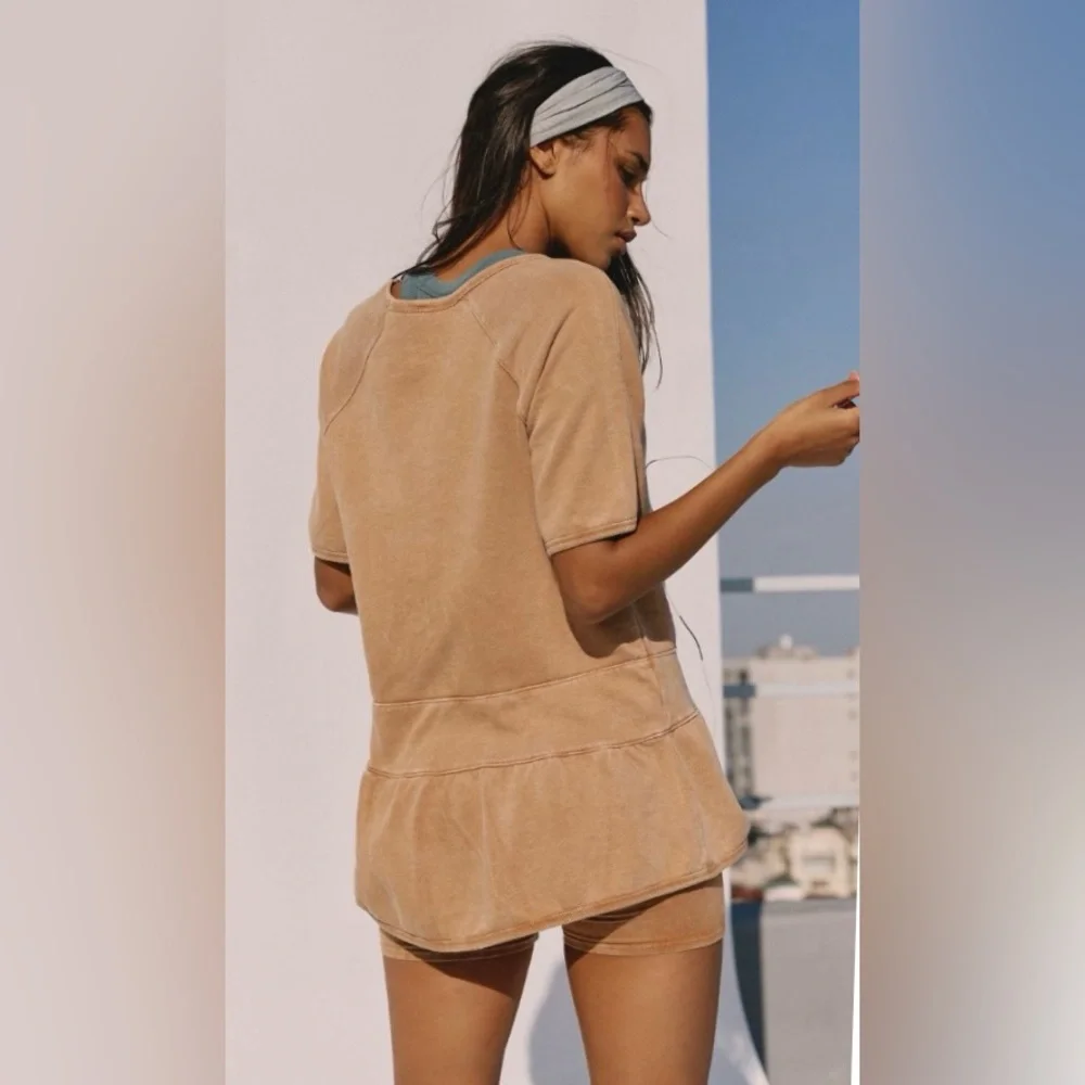 Free People Movement ~Elements Set ~ XS ~ Tan/Camel ~ * NWT * - Picture 3 of 10